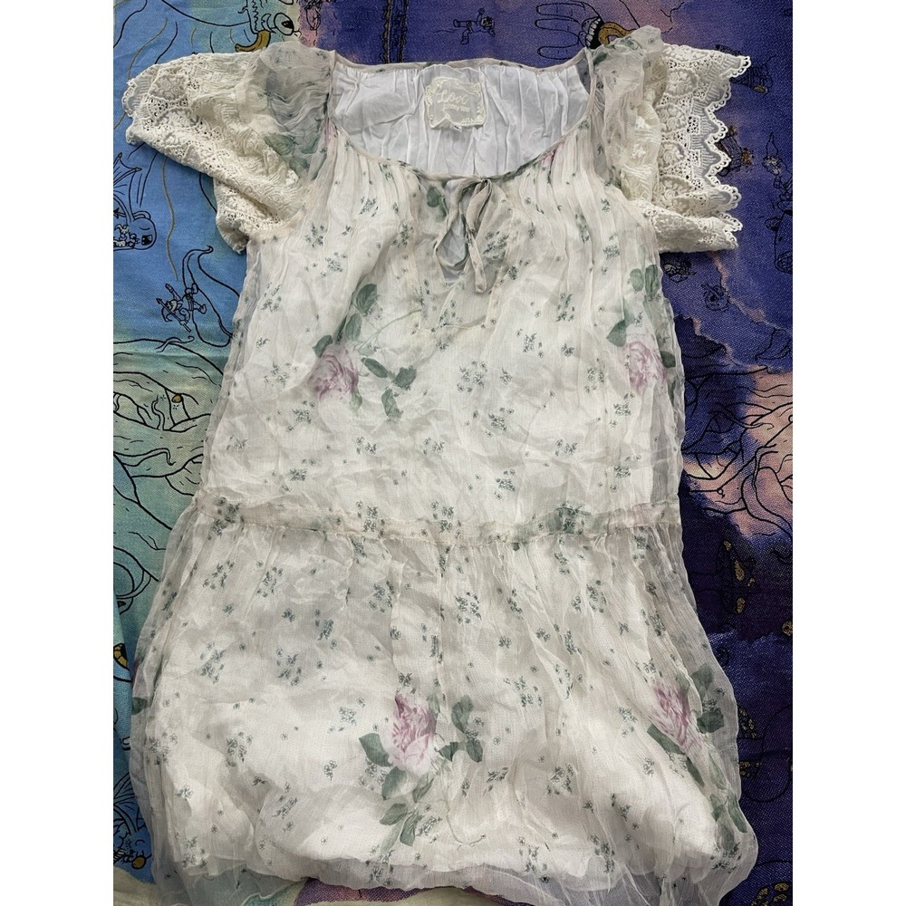 Johnny Was Joy Love Silk Dress Size XS H65
